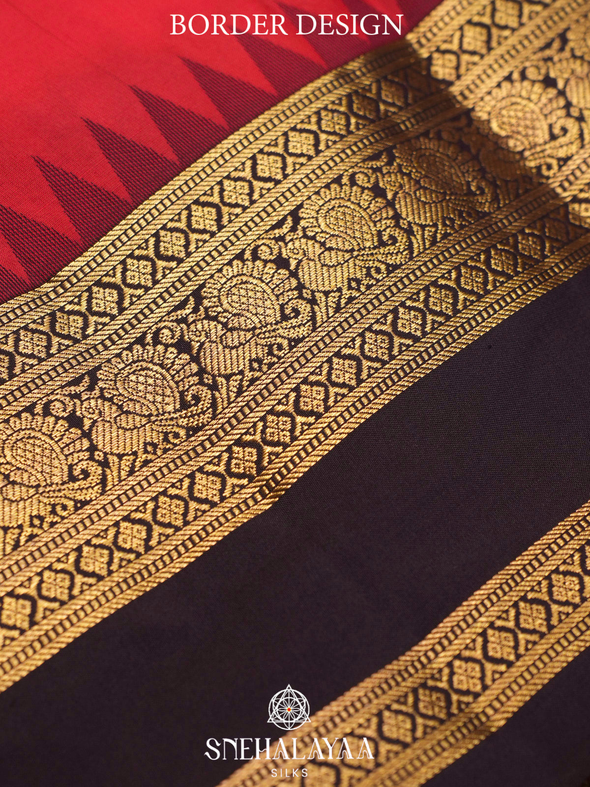 Red  Kanjivaram Silk Saree