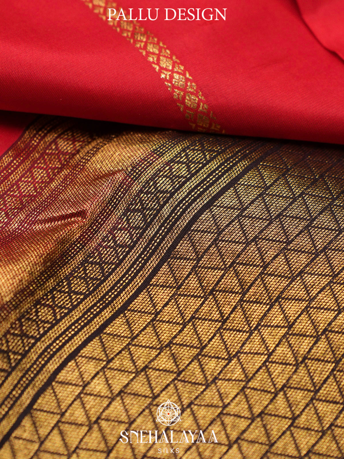 Red  Kanjivaram Silk Saree