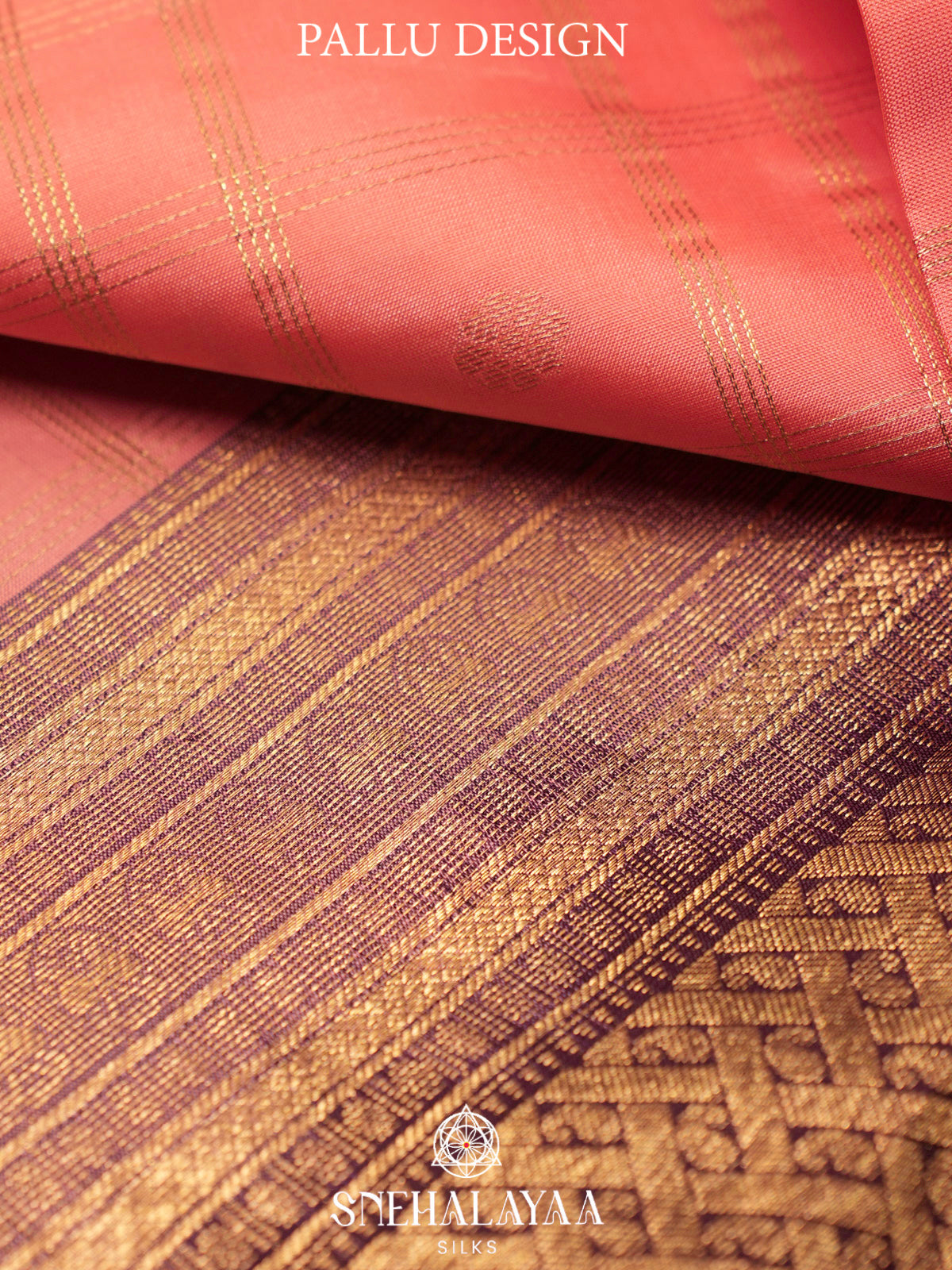 Peach  Kanjivaram Silk Saree