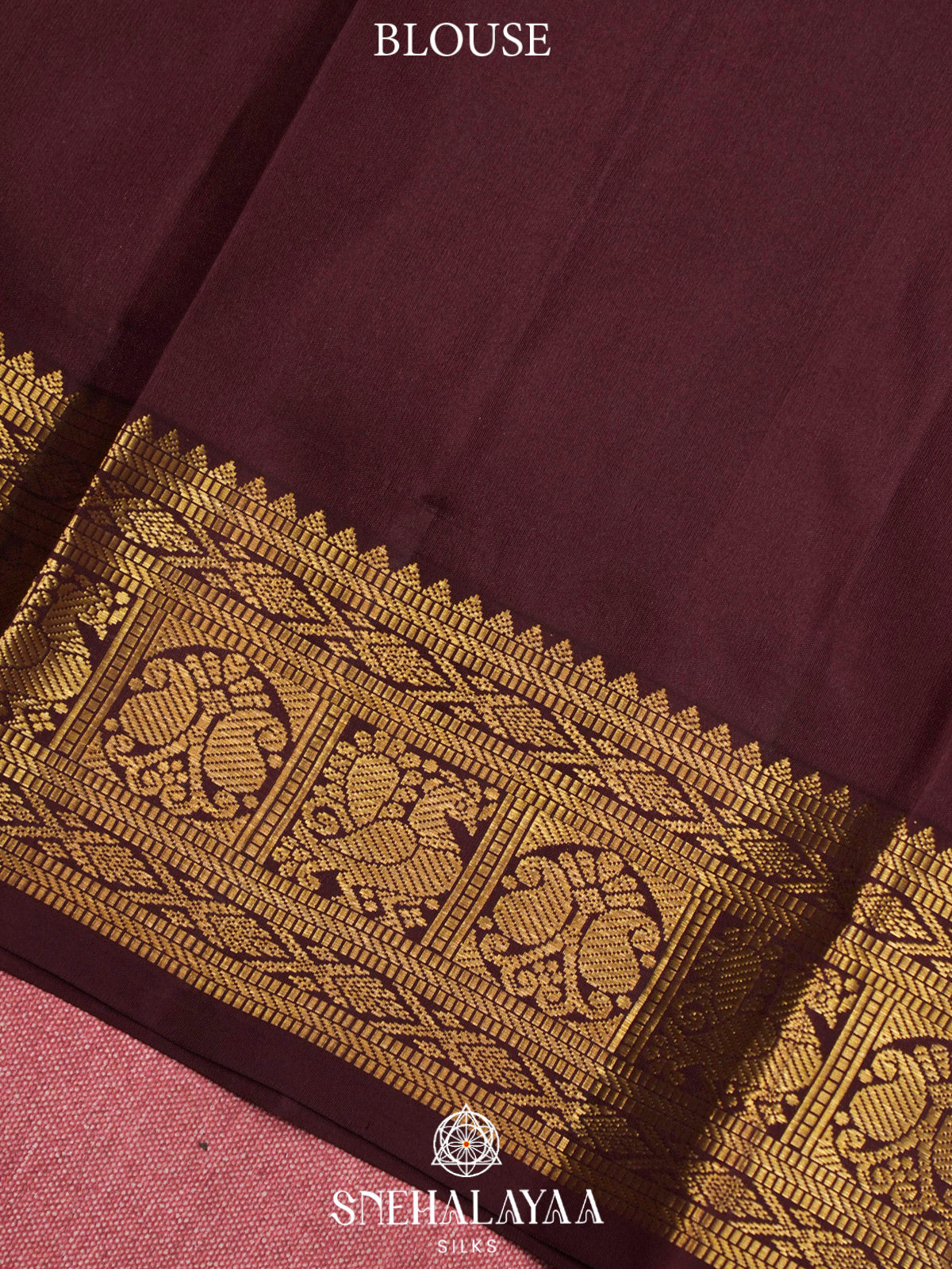 Peach  Kanjivaram Silk Saree