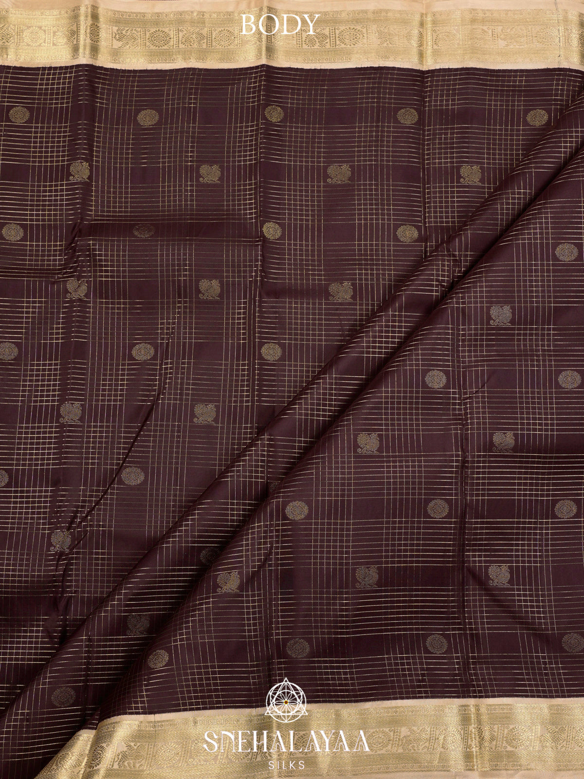 Coffee Brown  Kanjivaram Silk Saree