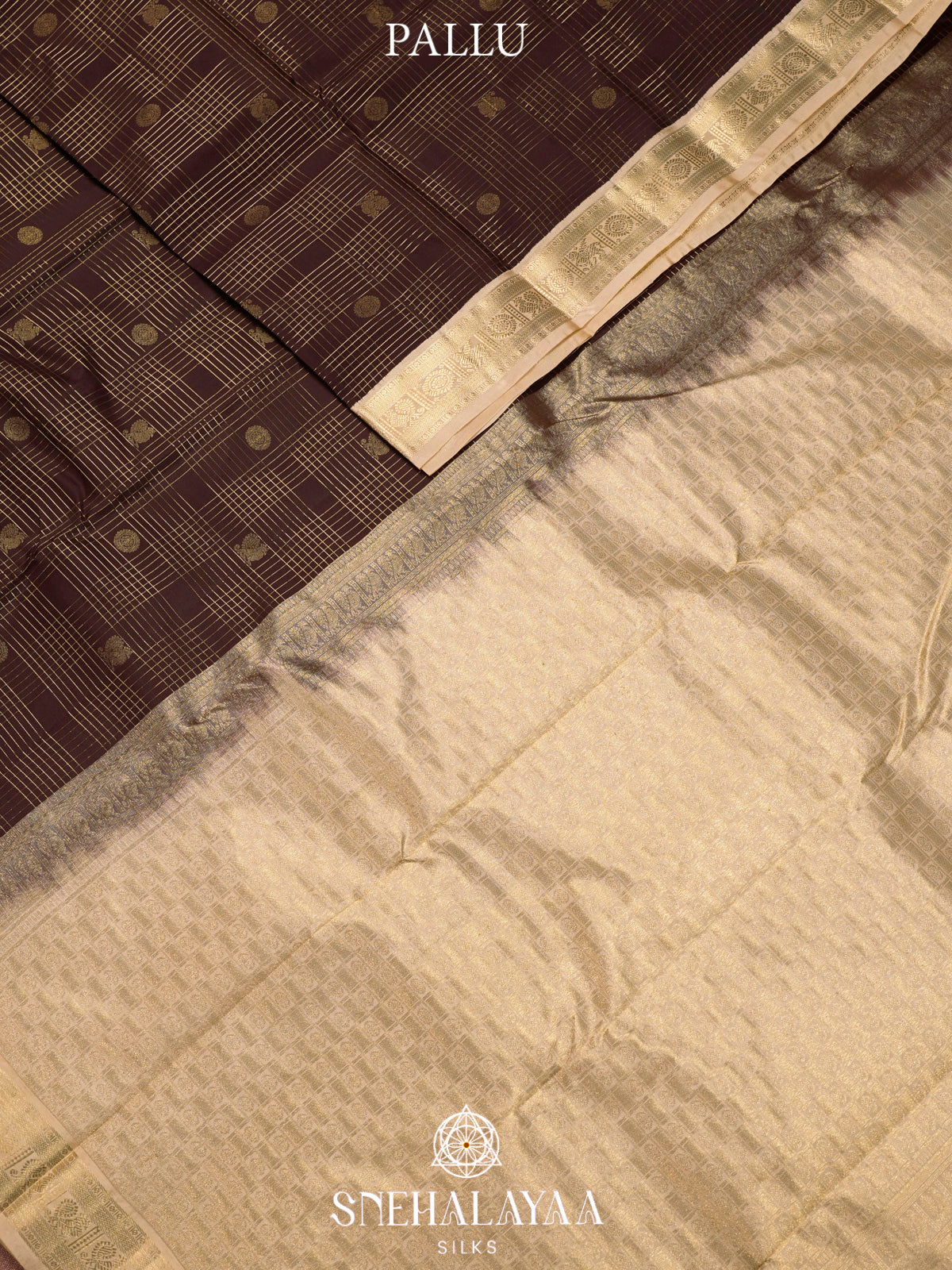 Coffee Brown  Kanjivaram Silk Saree