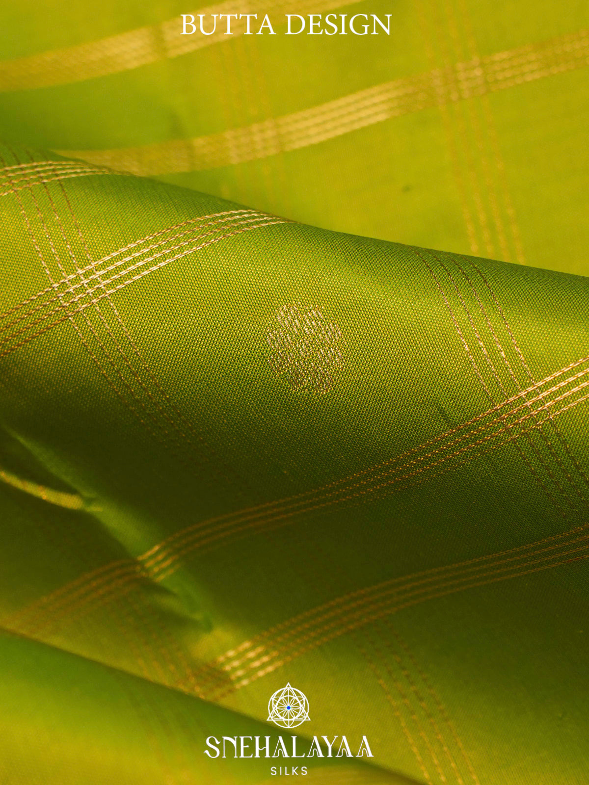 Lime Green  Kanjivaram Silk Saree