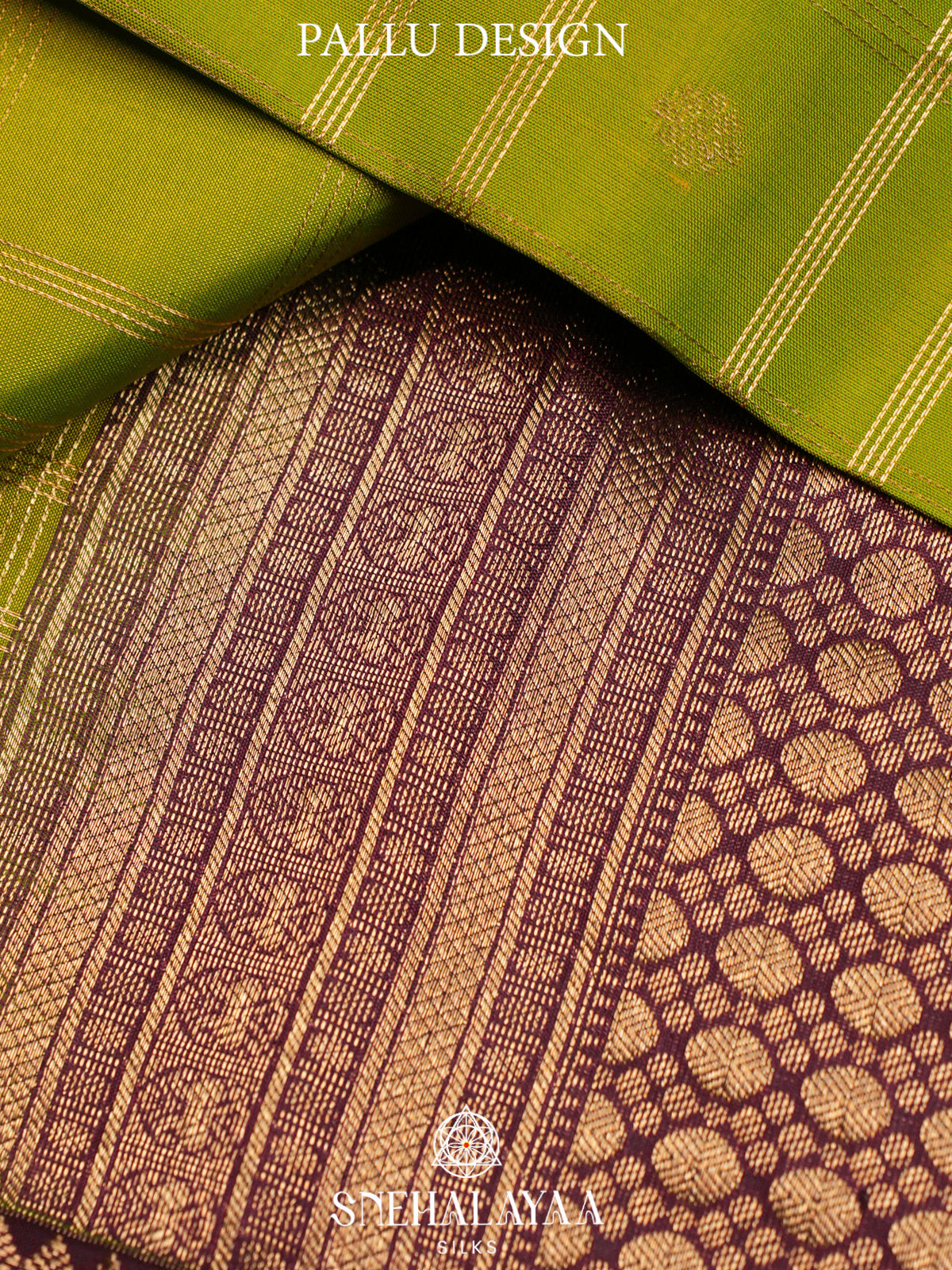 Lime Green  Kanjivaram Silk Saree