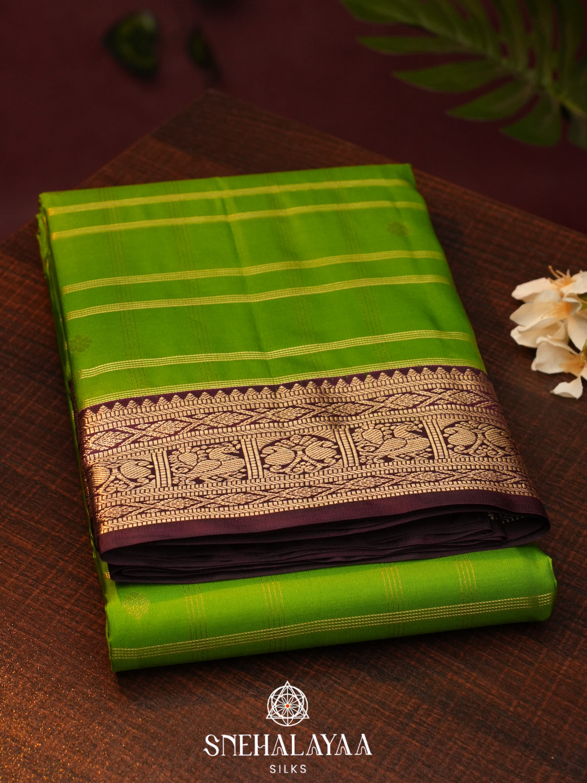 Emerald Green  Kanjivaram Silk Saree