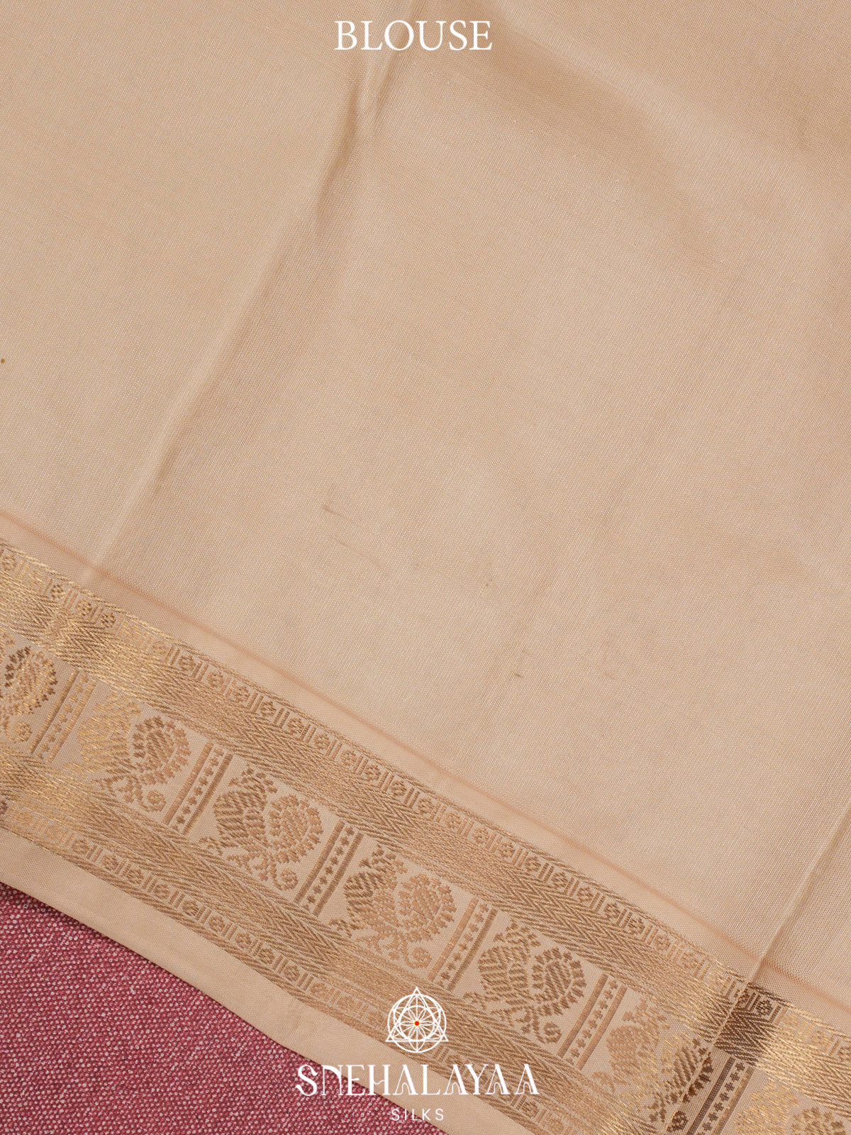 Golden  Kanjivaram Silk Saree