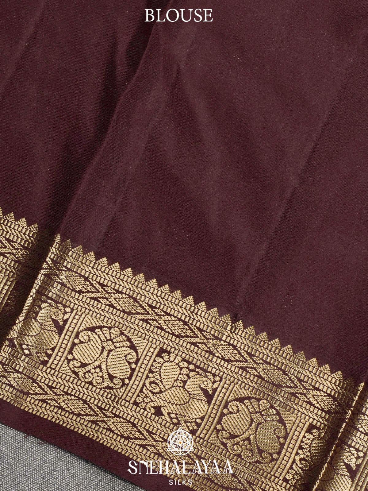 Rust Orange  Kanjivaram Silk Saree