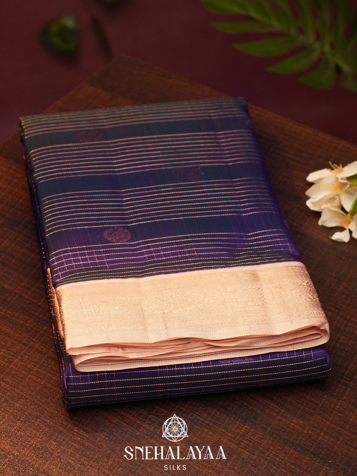 Purple  Kanjivaram Silk Saree
