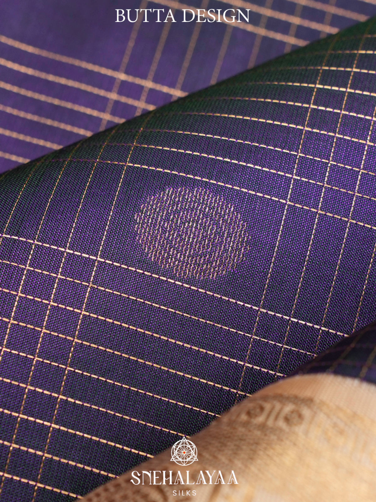 Purple  Kanjivaram Silk Saree
