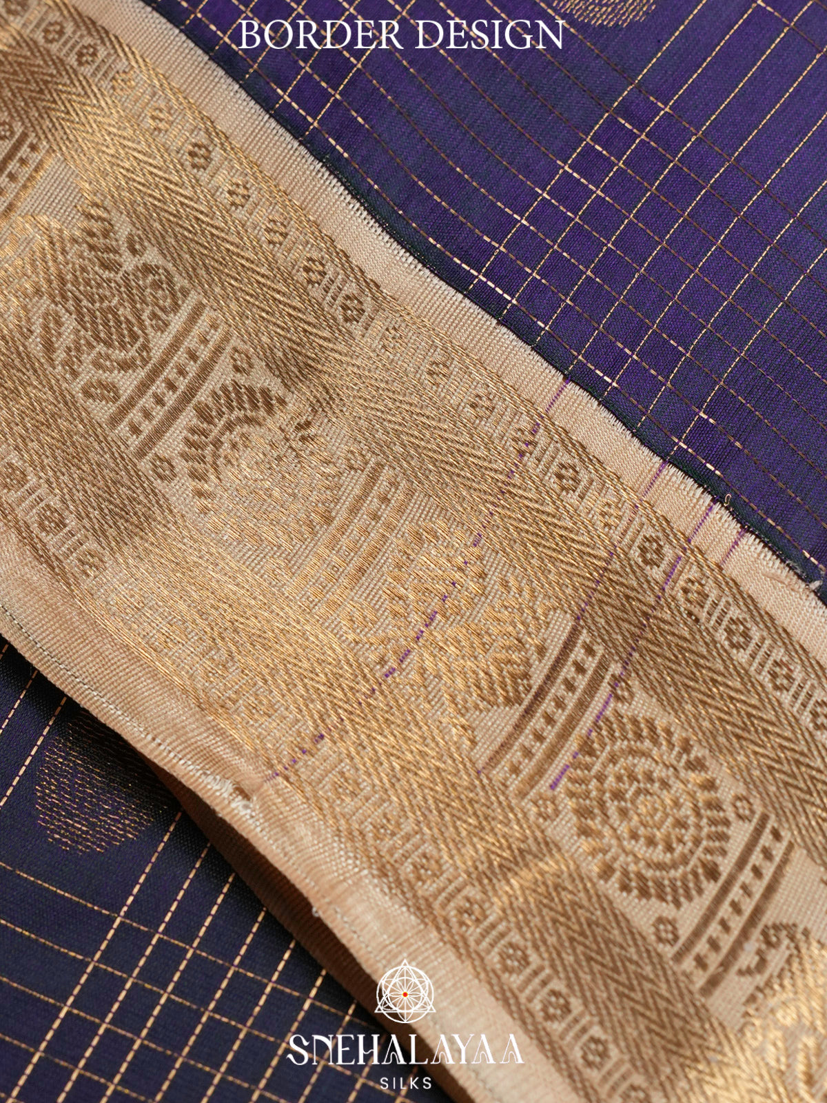 Purple  Kanjivaram Silk Saree