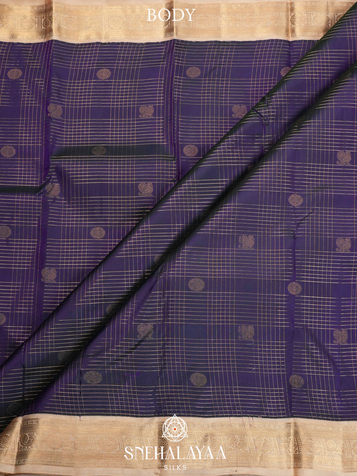 Purple  Kanjivaram Silk Saree