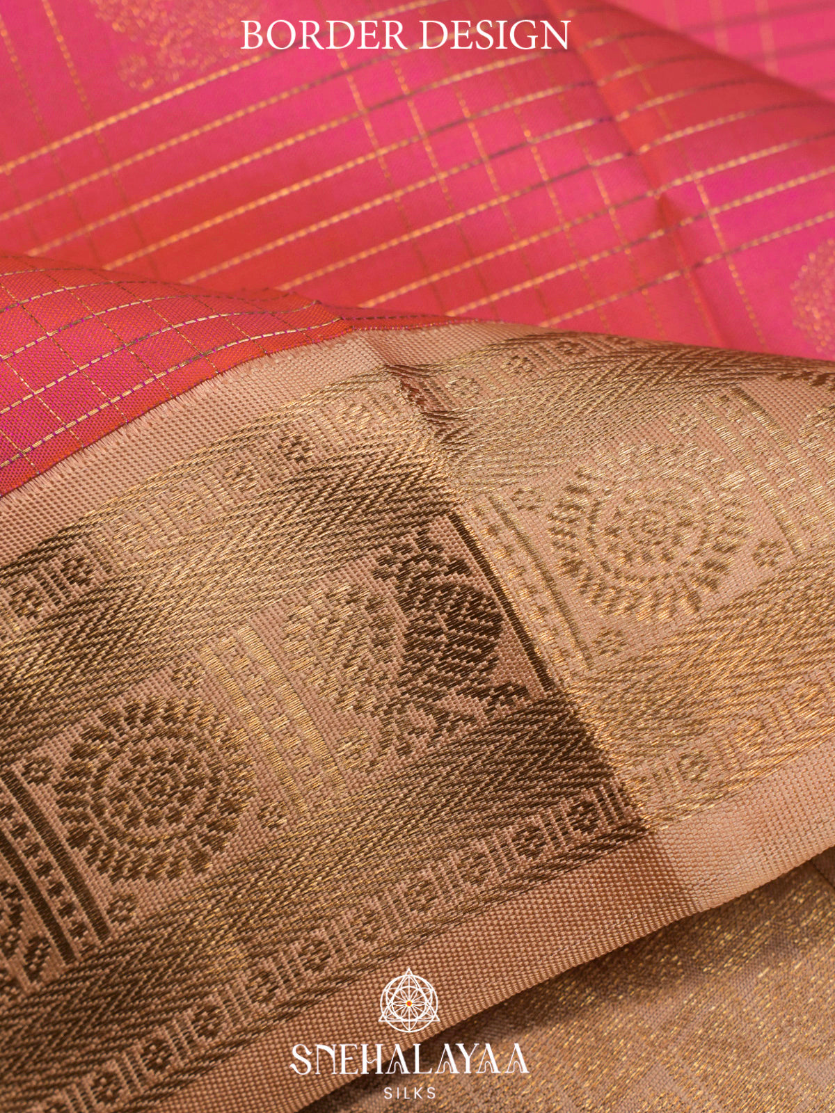 Pink  Kanjivaram Silk Saree