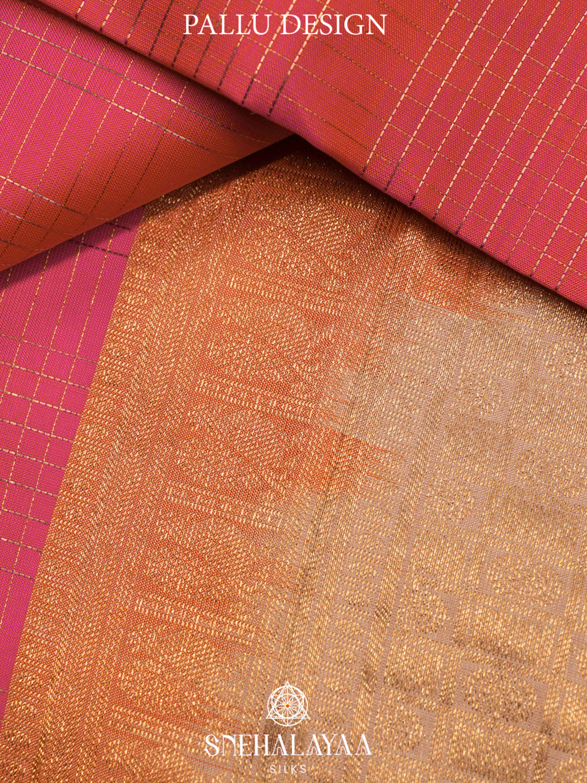 Pink  Kanjivaram Silk Saree