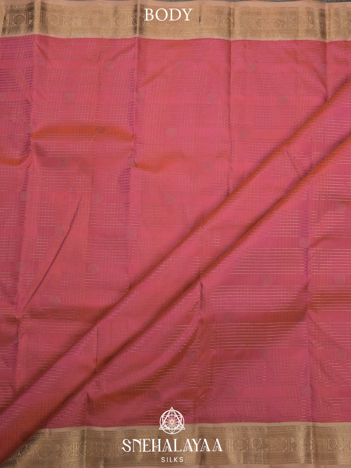 Pink  Kanjivaram Silk Saree