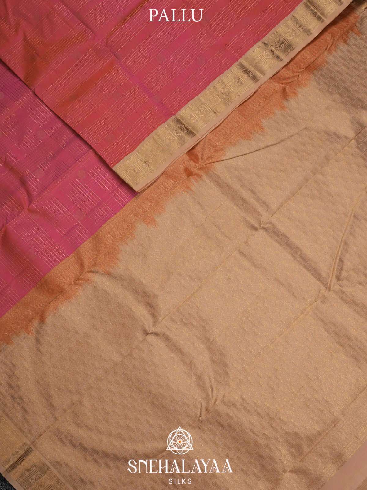 Pink  Kanjivaram Silk Saree