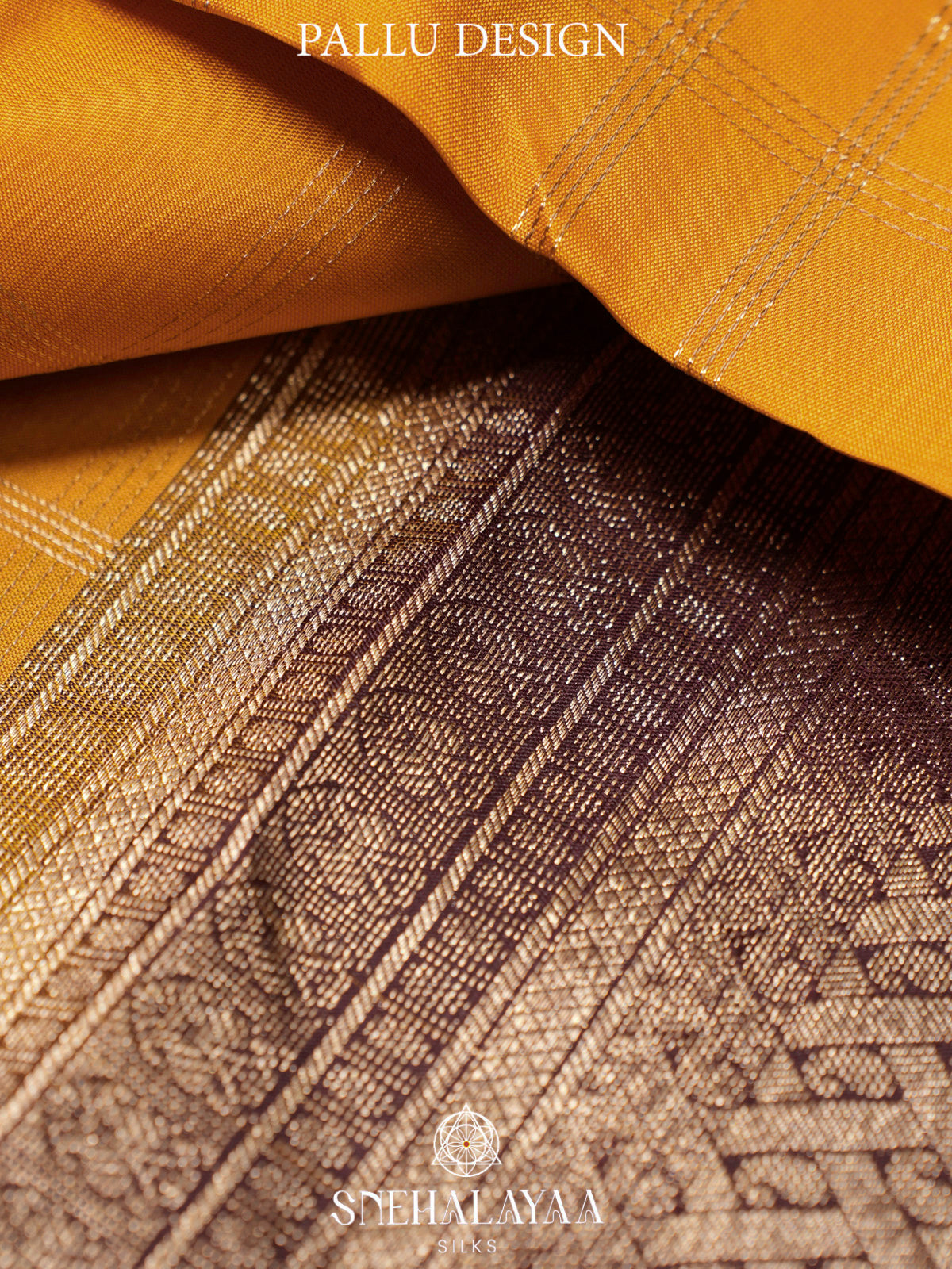 Mango Yellow Kanjivaram Silk Saree
