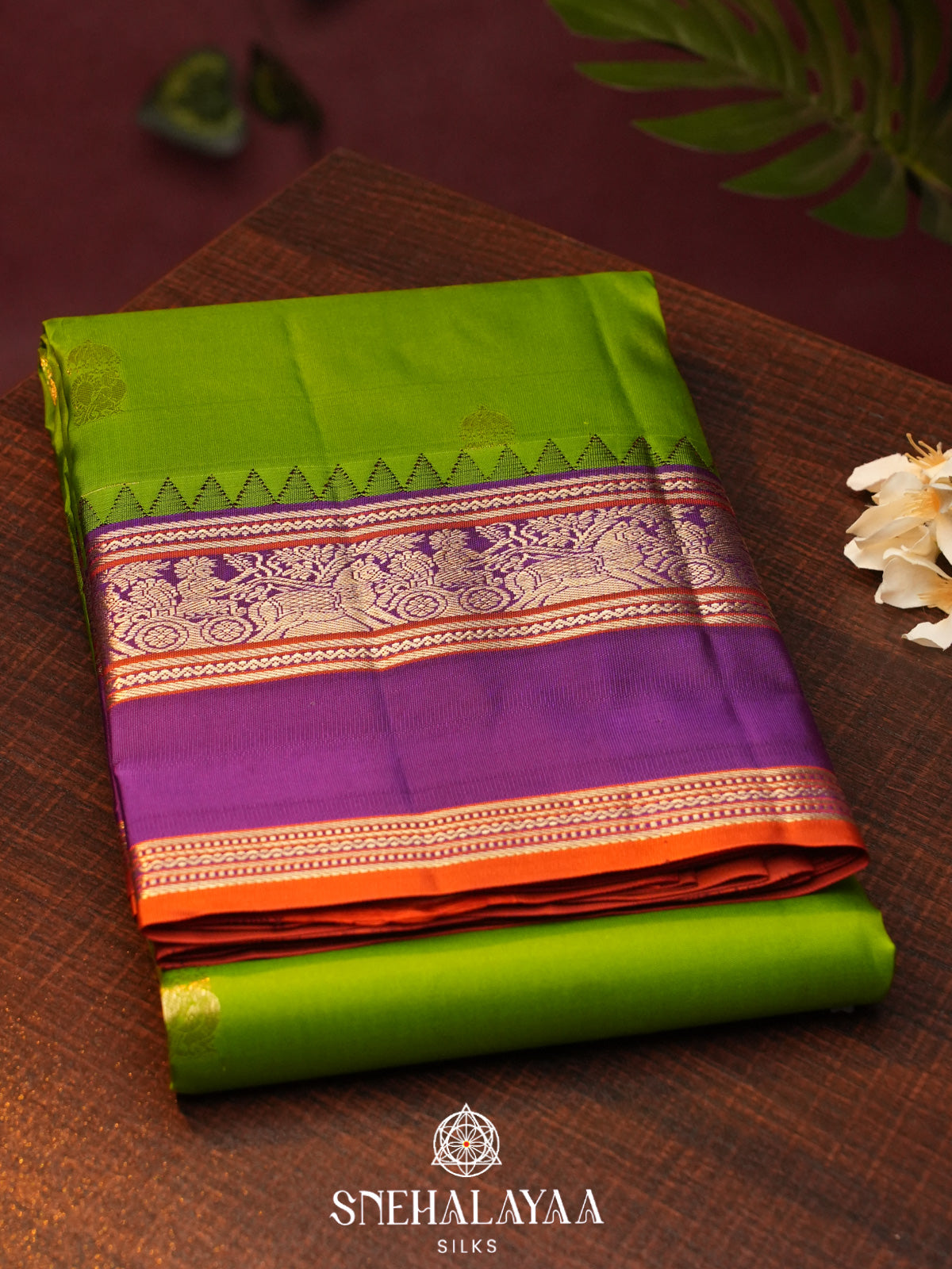 Green  Kanjivaram Silk Saree