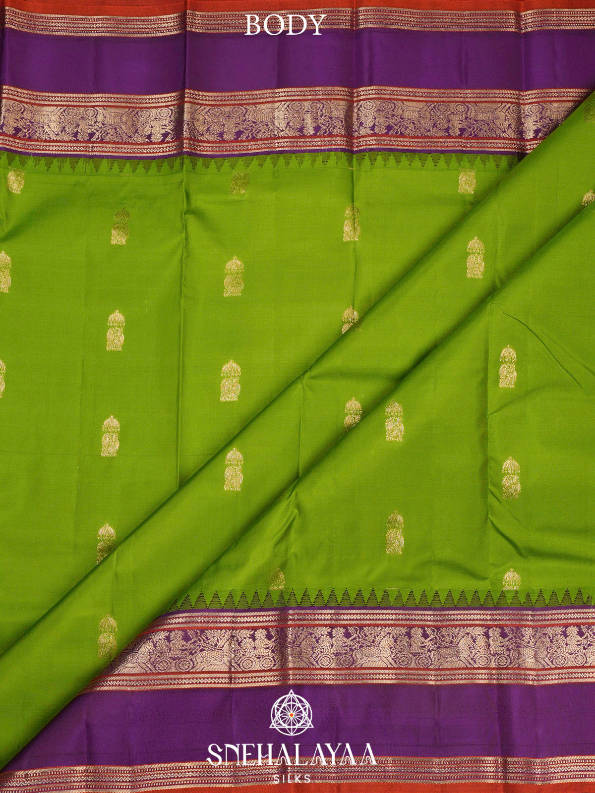 Green  Kanjivaram Silk Saree