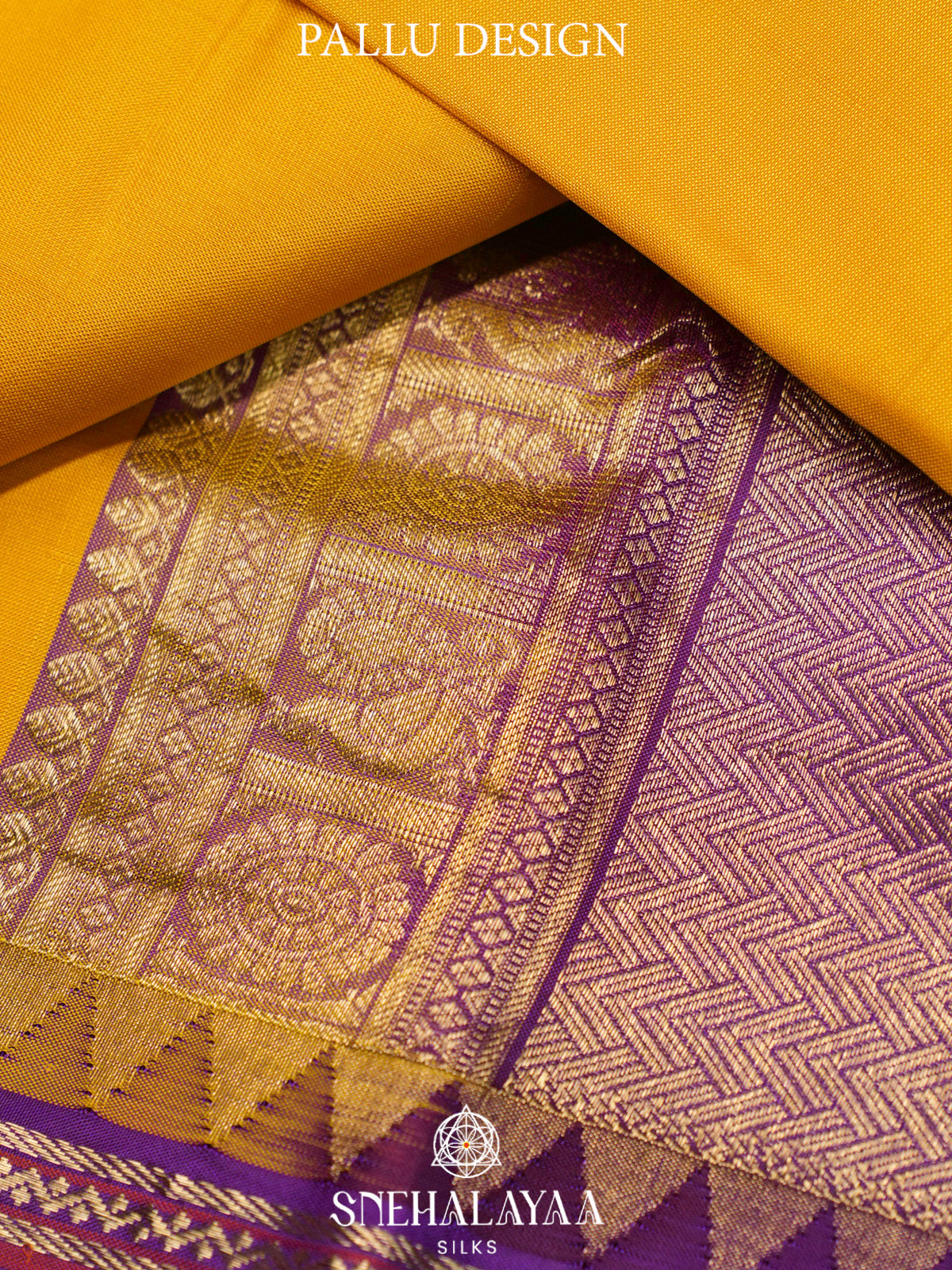Mango Yellow  Kanjivaram Silk Saree