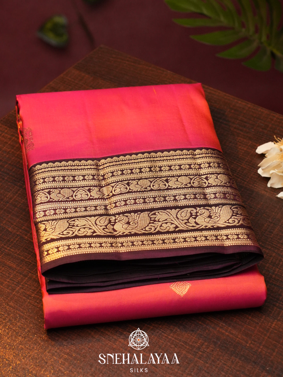 Ruby Red  Kanjivaram Silk Saree