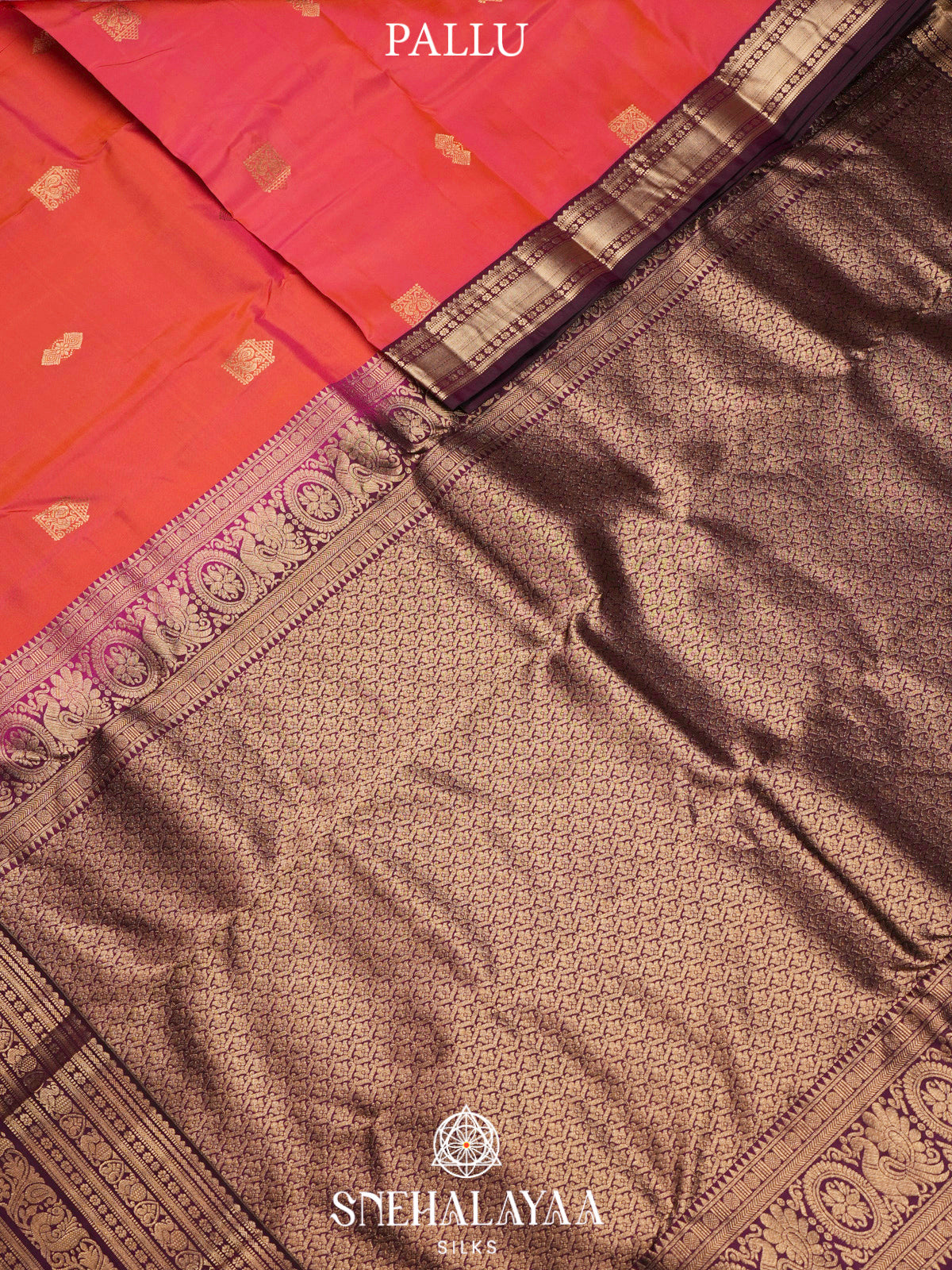 Ruby Red  Kanjivaram Silk Saree