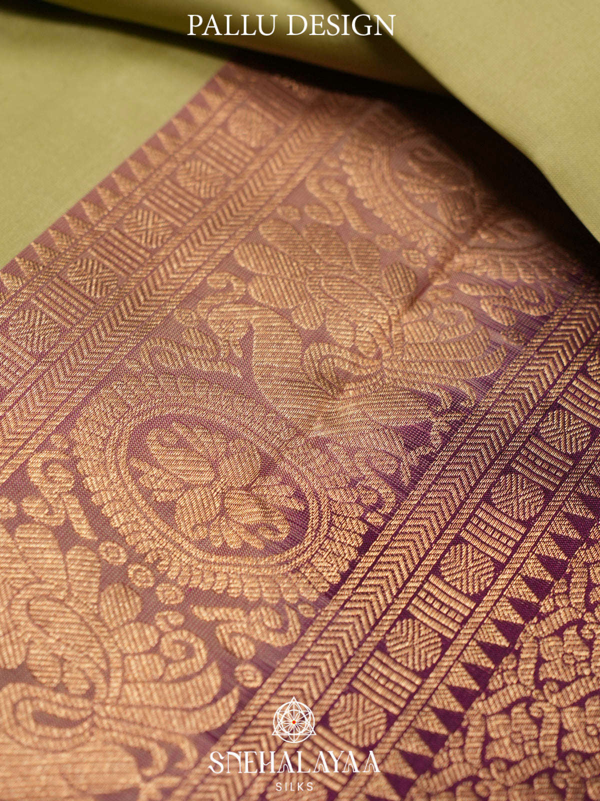 Pista Green  Kanjivaram Silk Saree