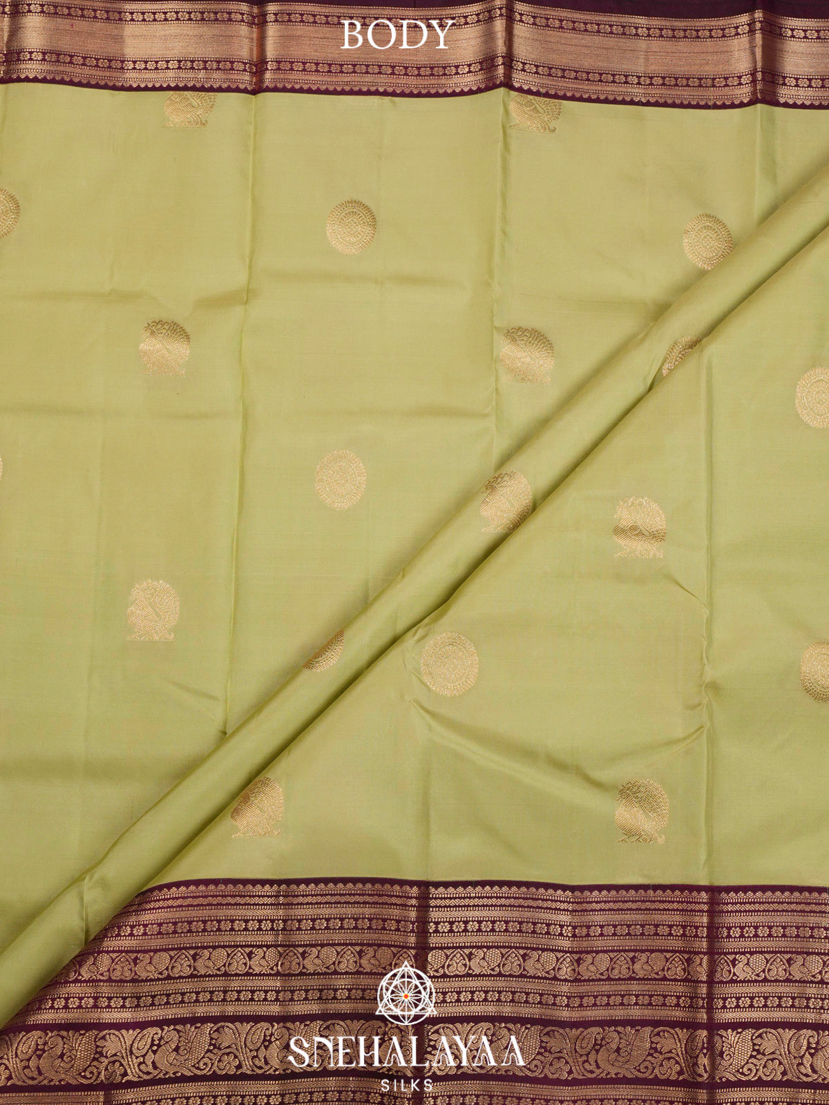 Pista Green  Kanjivaram Silk Saree