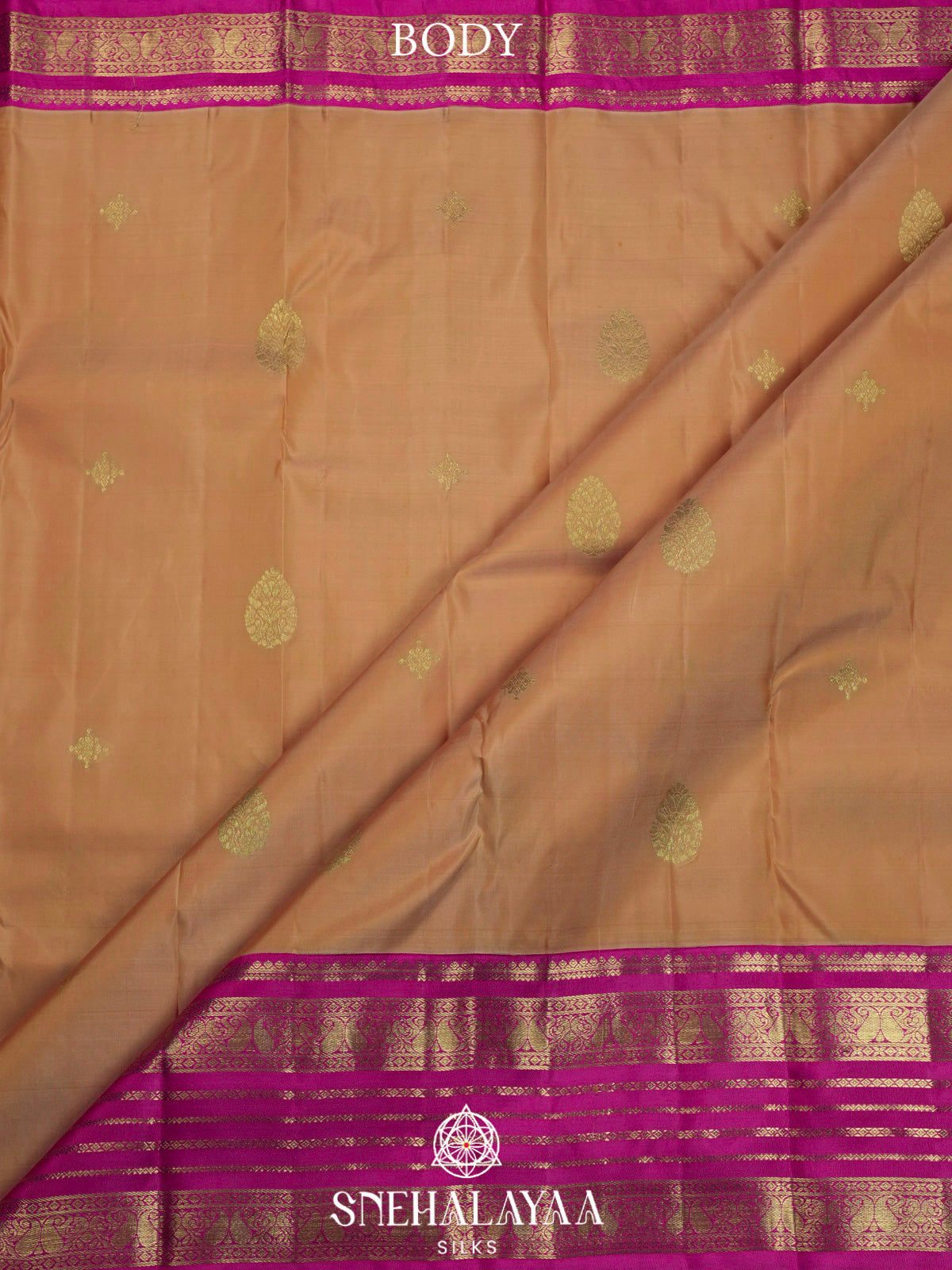 Cream  Kanjivaram Silk Saree