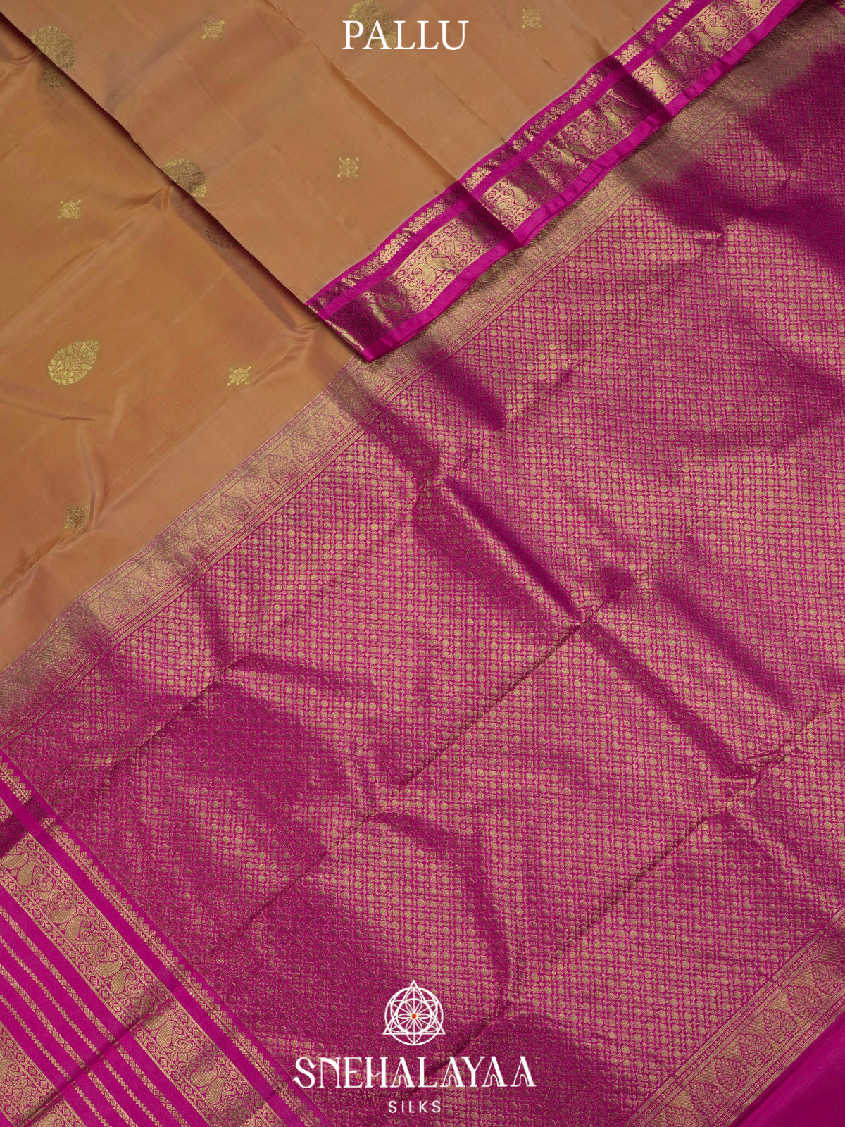 Cream  Kanjivaram Silk Saree