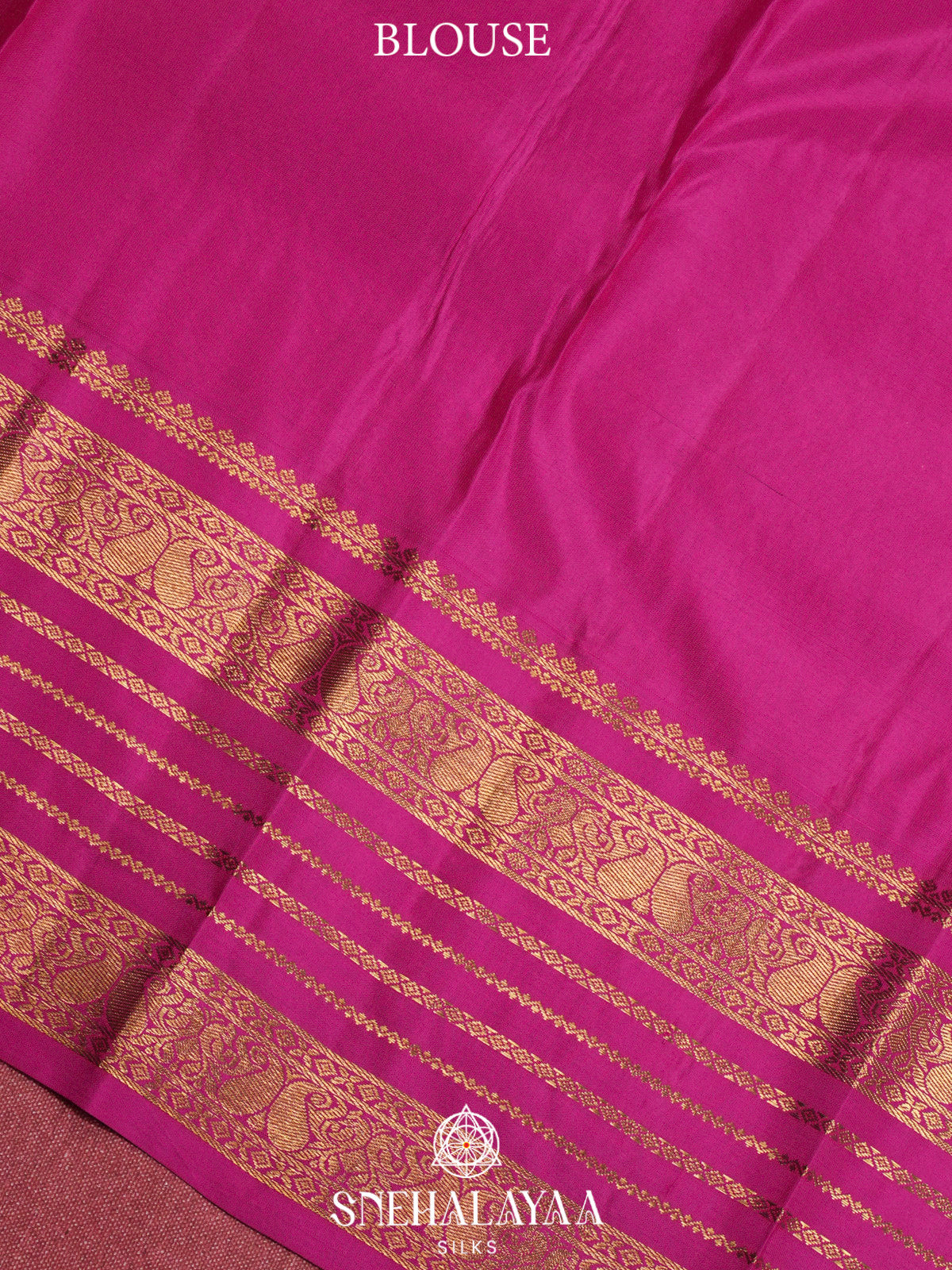Peacock Blue  Kanjivaram Silk Saree