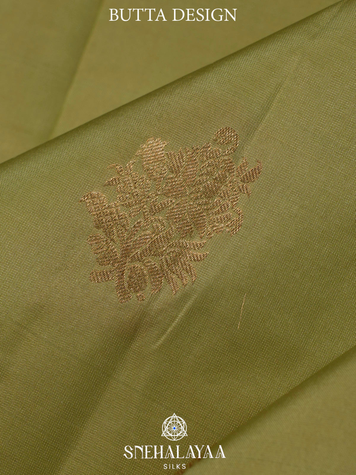 Olive Green  Kanjivaram Silk Saree