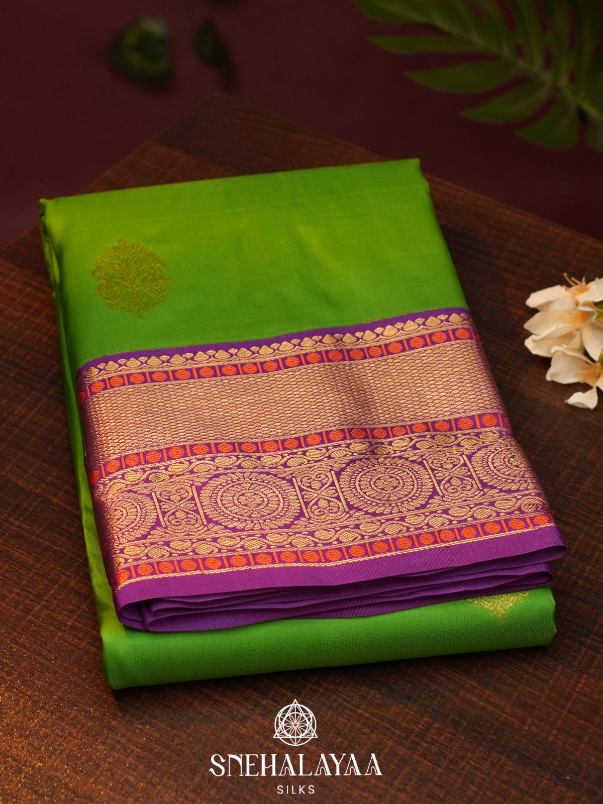 Green  Kanjivaram Silk Saree