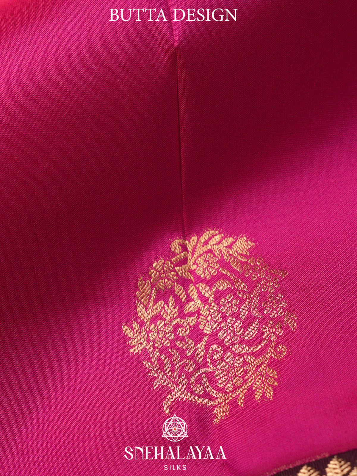 Magenta Pink  Kanjivaram Silk Saree
