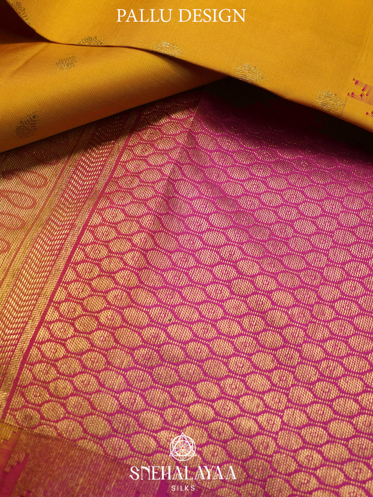 Yellow  Kanjivaram Silk Saree