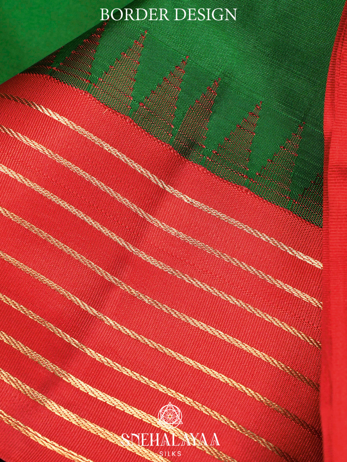 Bottle Green  Kanjivaram Silk Saree
