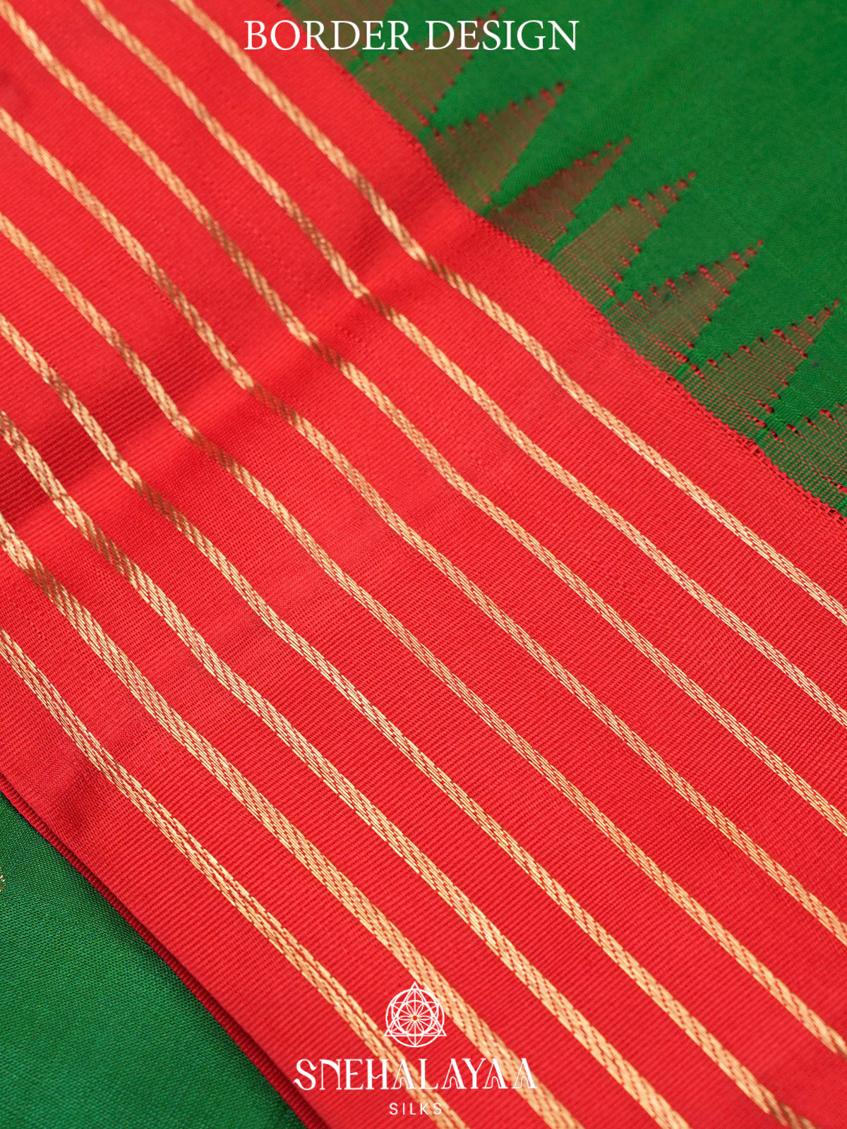 Bottle Green  Kanjivaram Silk Saree