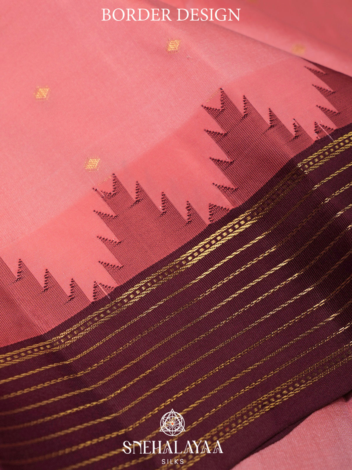 Pink  Kanjivaram Silk Saree