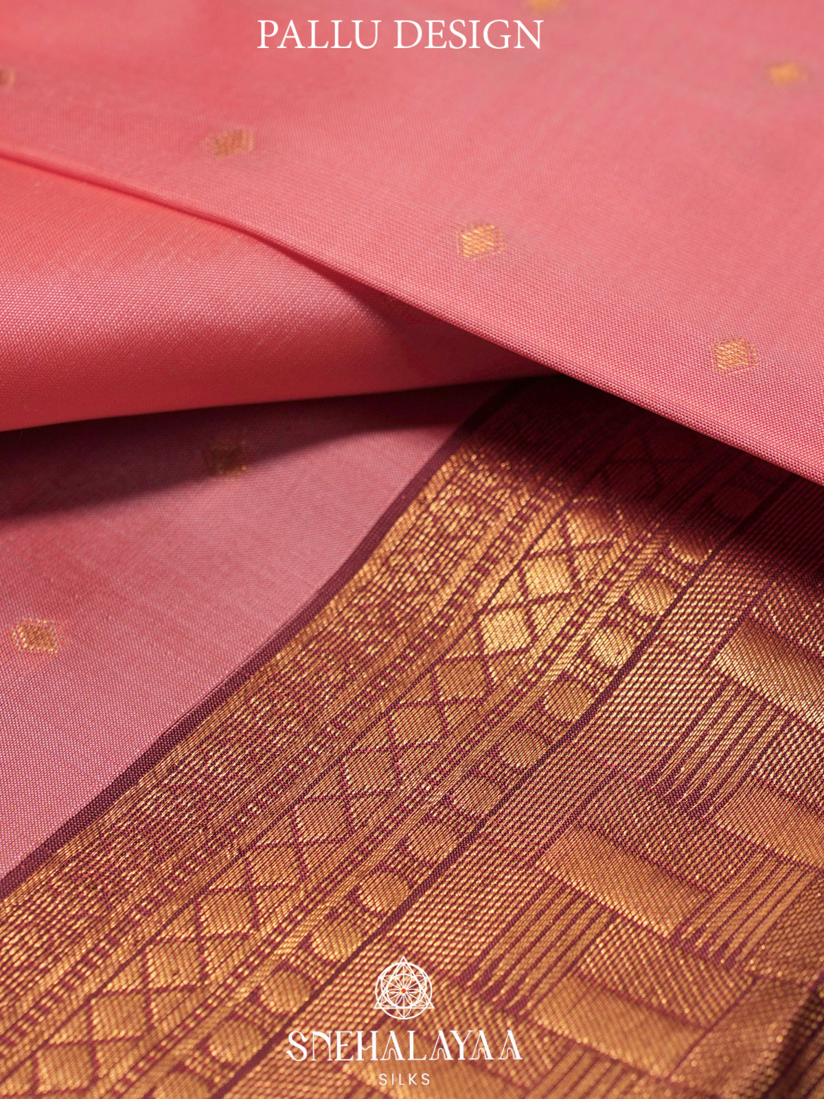 Pink  Kanjivaram Silk Saree