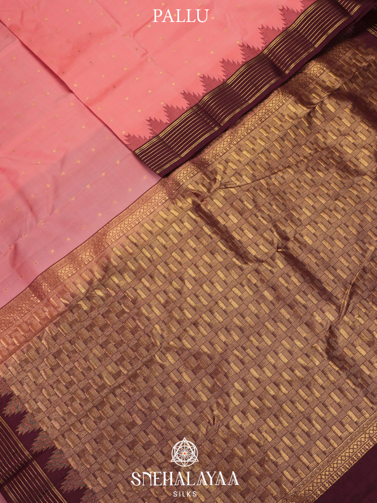 Pink  Kanjivaram Silk Saree