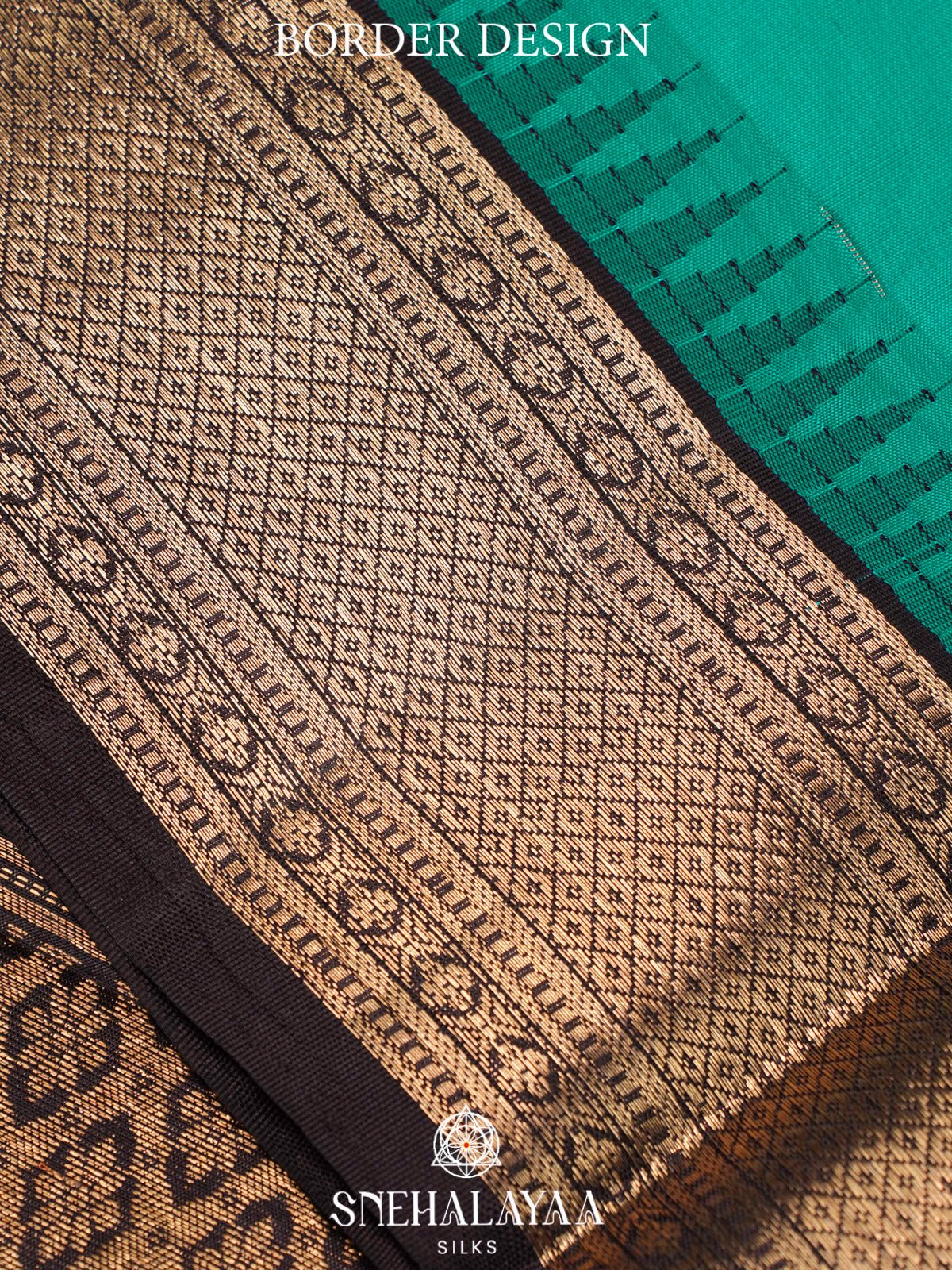 Teal Green  Kanjivaram Silk Saree
