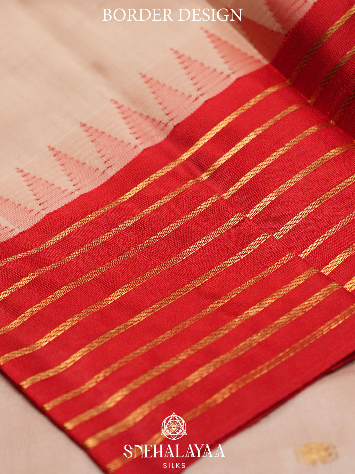 Cream  Kanjivaram Silk Saree