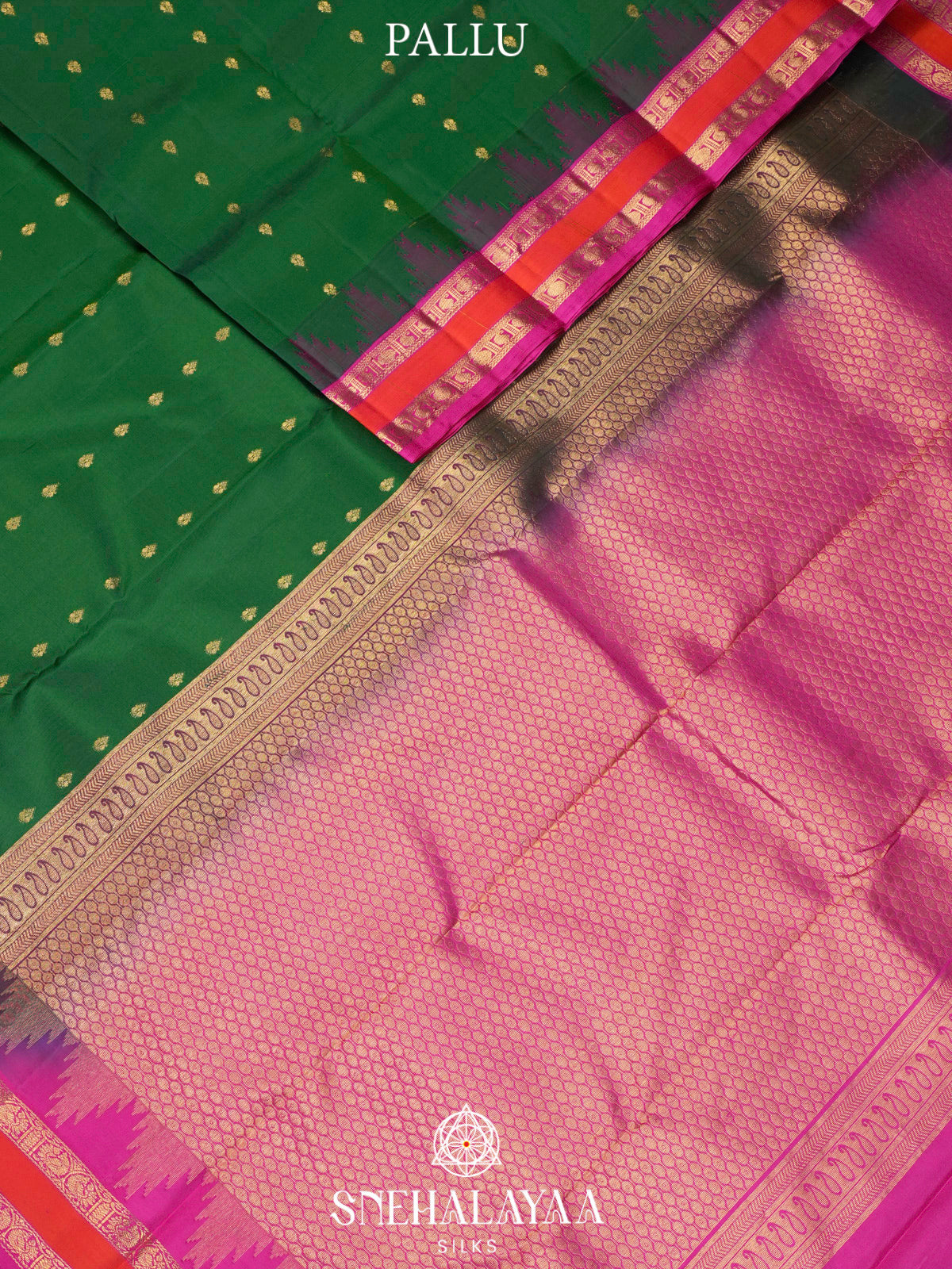 Forest Green  Kanjivaram Silk Saree