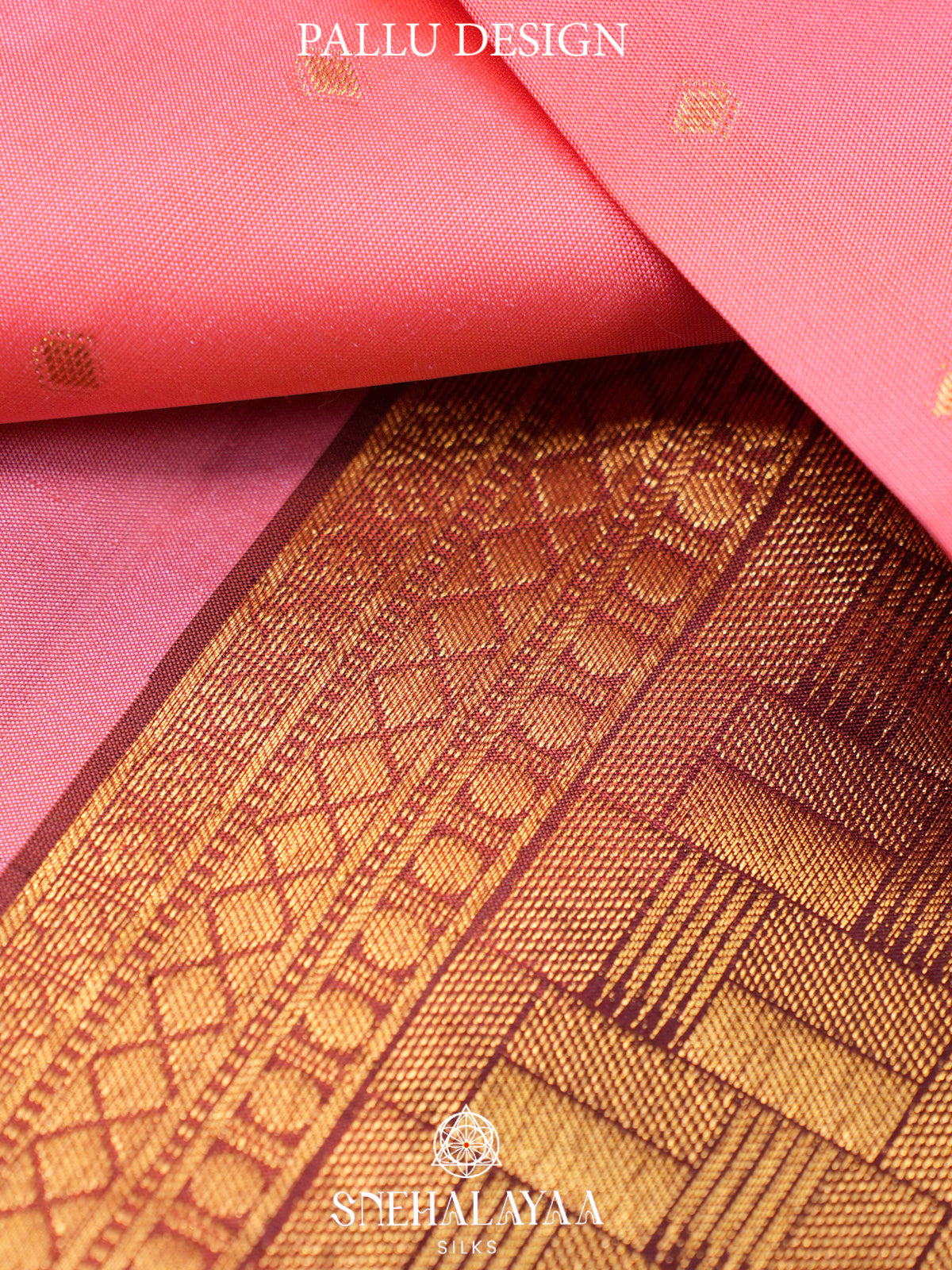 Pink  Kanjivaram Silk Saree