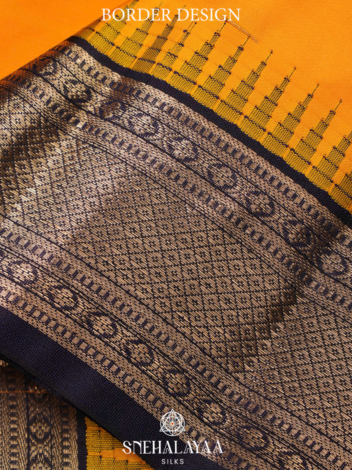 Mango Yellow  Kanjivaram Silk Saree