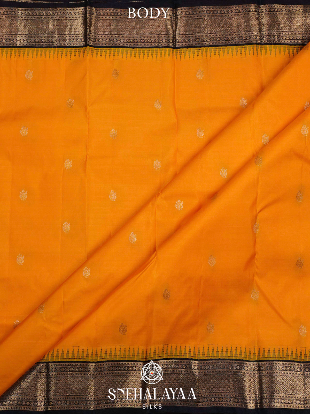 Mango Yellow  Kanjivaram Silk Saree
