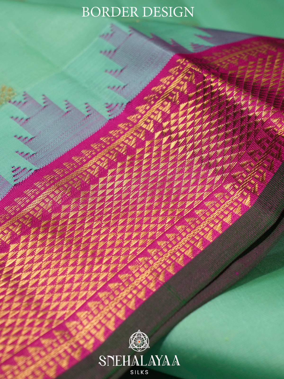 Mint Green  Kanjivaram Silk Saree