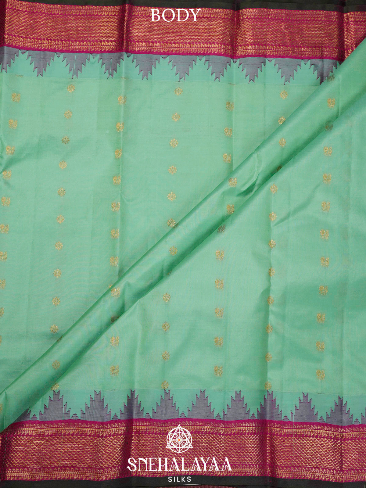 Mint Green  Kanjivaram Silk Saree