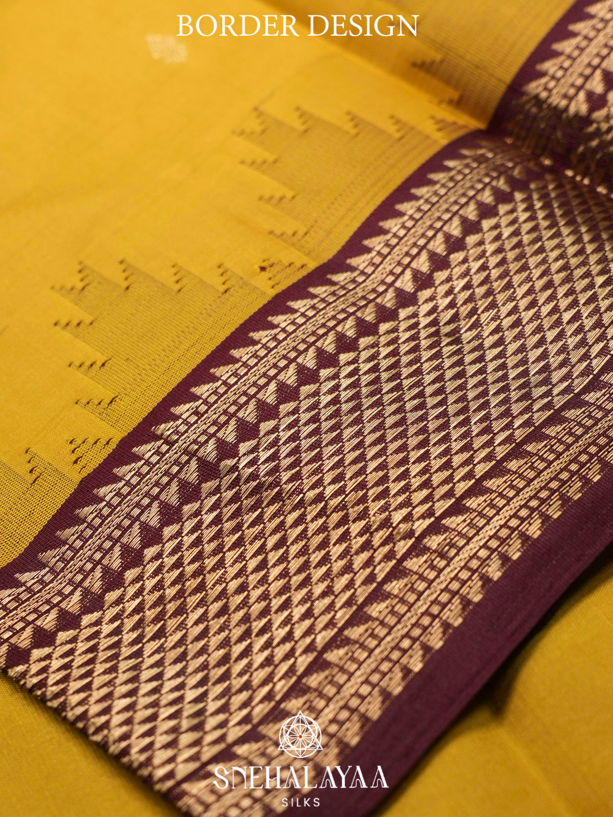 Yellow  Kanjivaram Silk Saree