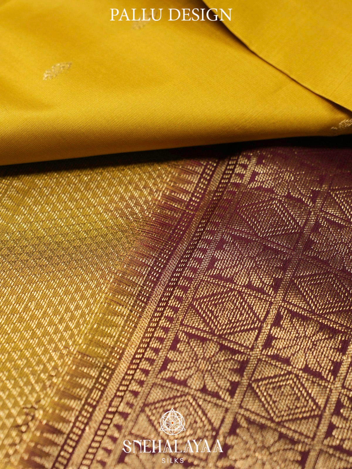 Yellow  Kanjivaram Silk Saree
