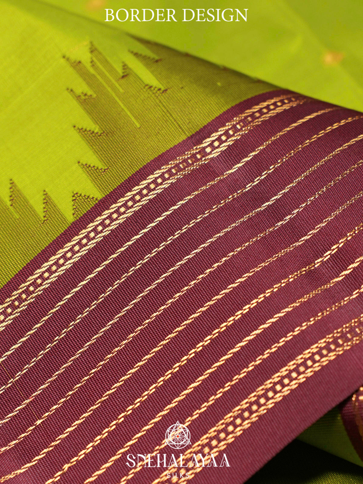 Lime Green  Kanjivaram Silk Saree
